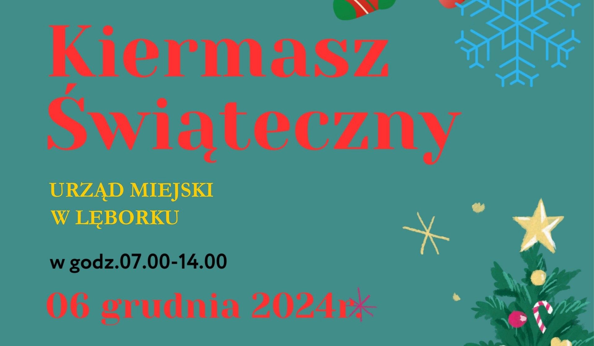 Kiermasz Świąteczny Warsztatów Terapii Zajęciowej