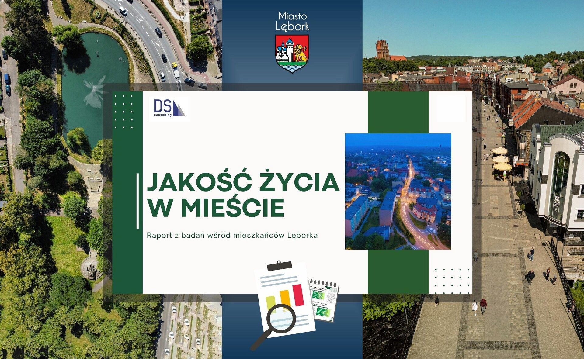Jakośc życia w Lęborku - wyniki badań 2024