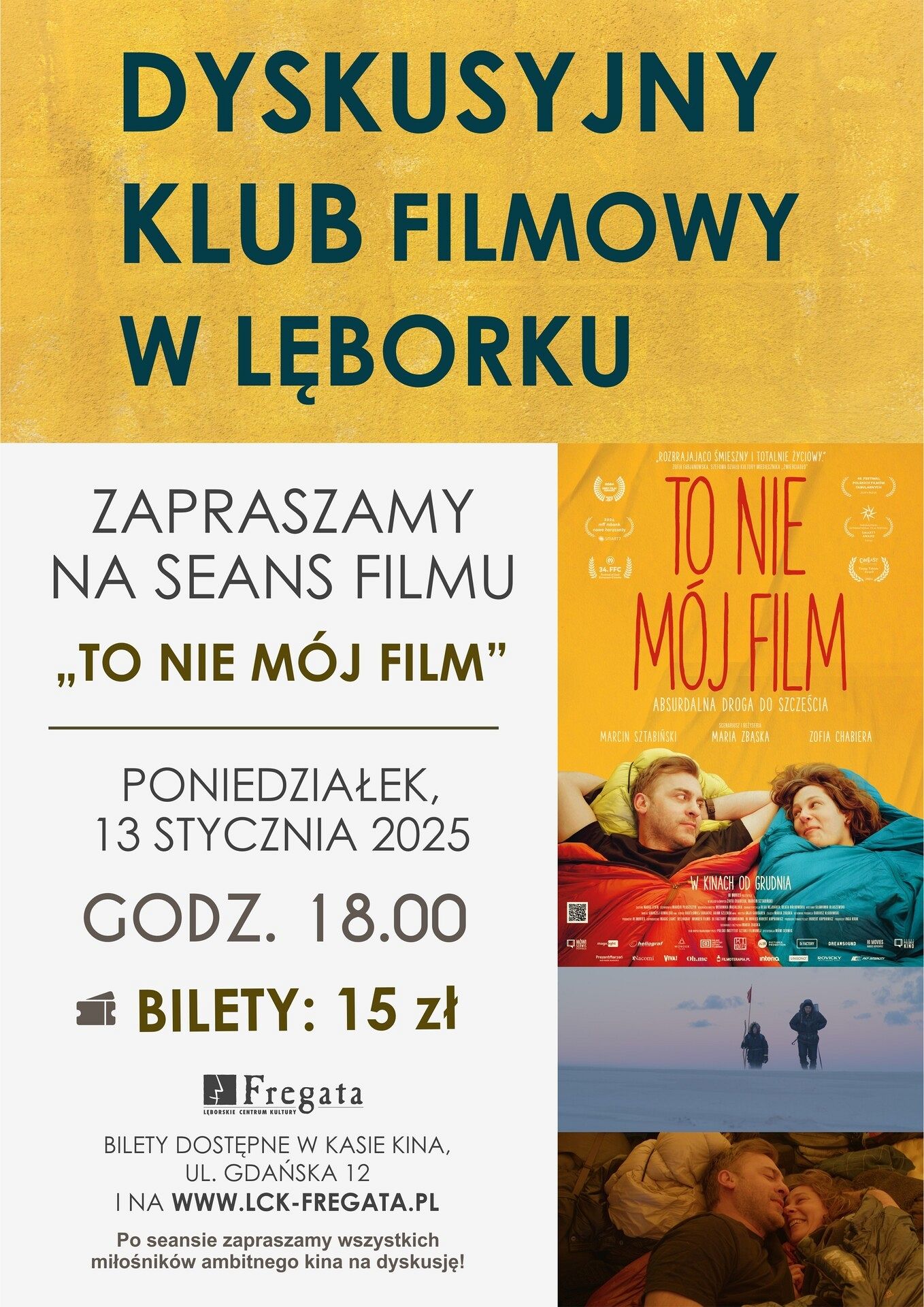 Styczniowe spotkanie Dyskusyjnego Klubu Filmowego