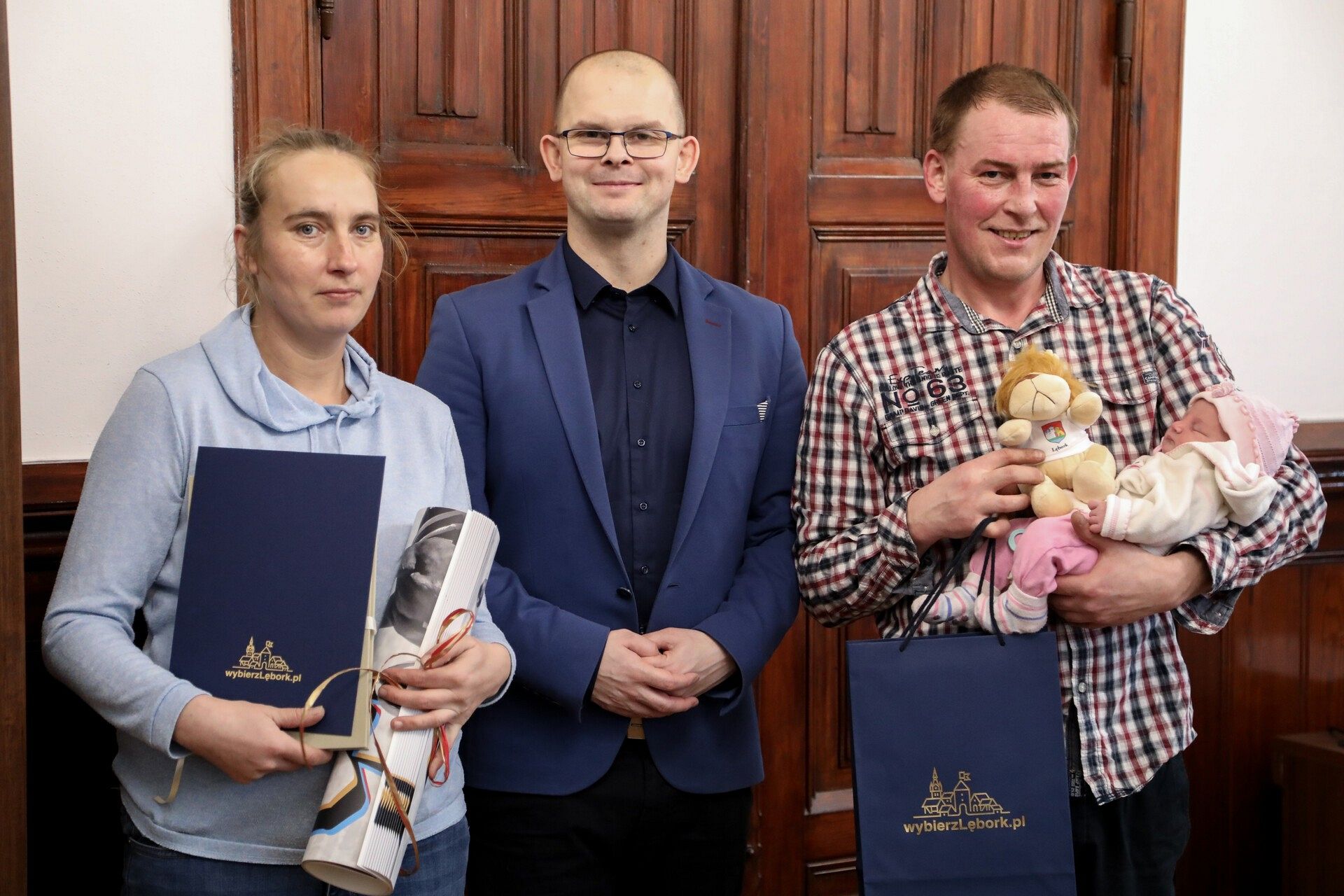 Wyprawka od burmistrza dla pierwszej lęborczanki