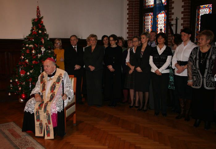 Ksiądz Biskup Diecezjalny kolędował w ratuszu 