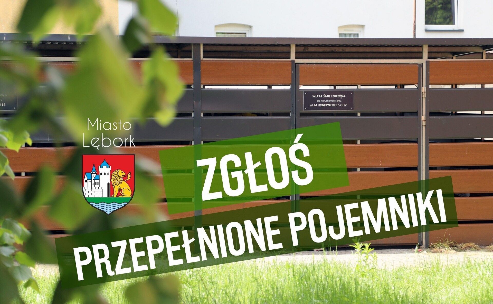 Usprawniamy odbiór odpadów – zgłoś przepełnione