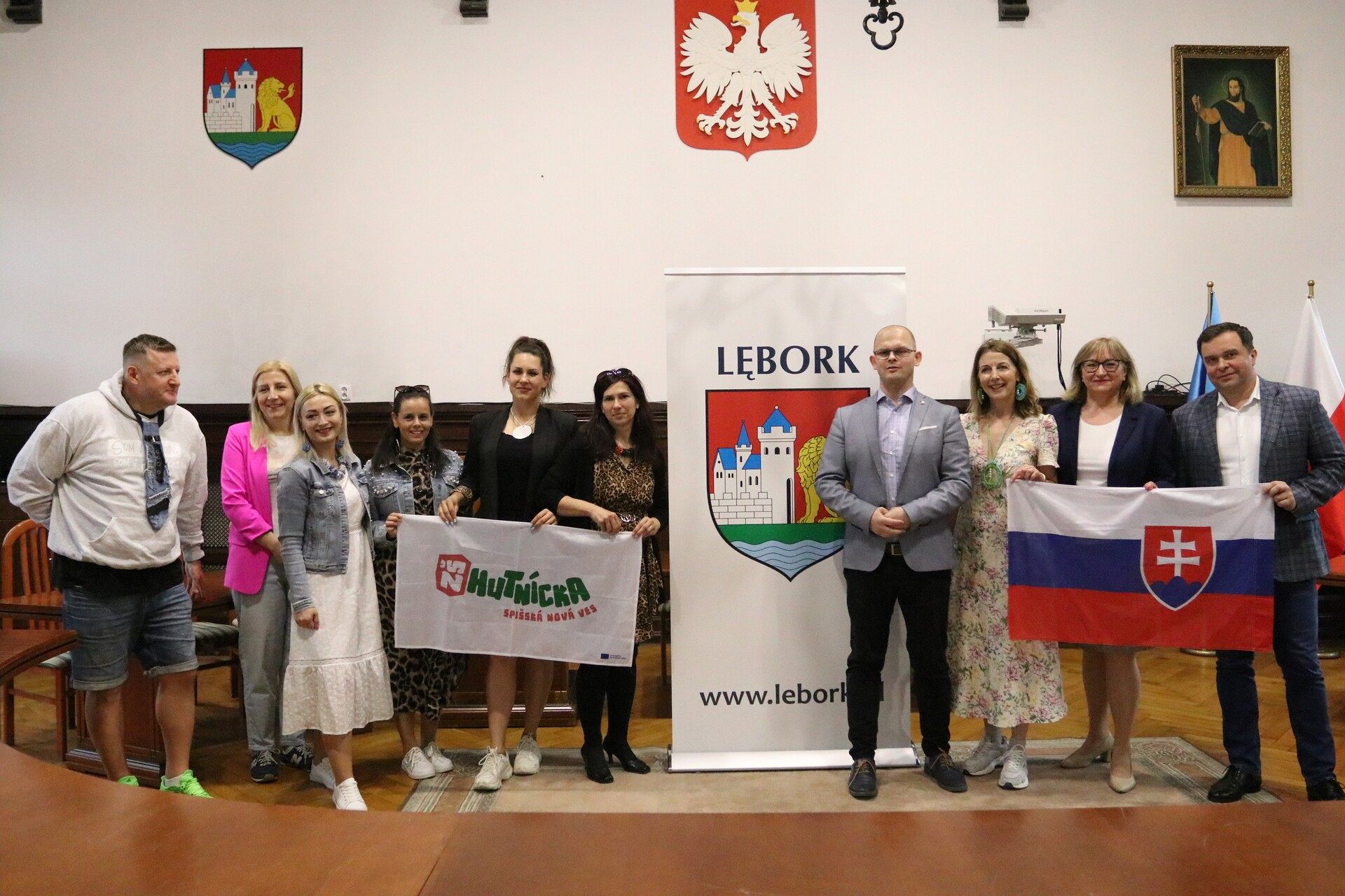 Wizyta gości ze Słowacji i spotkanie z burmistrzem