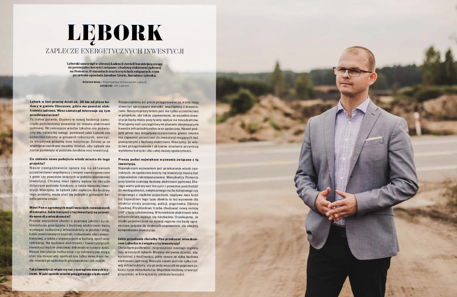 Atom na Pomorzu a Lębork - wywiad z burmistrzem