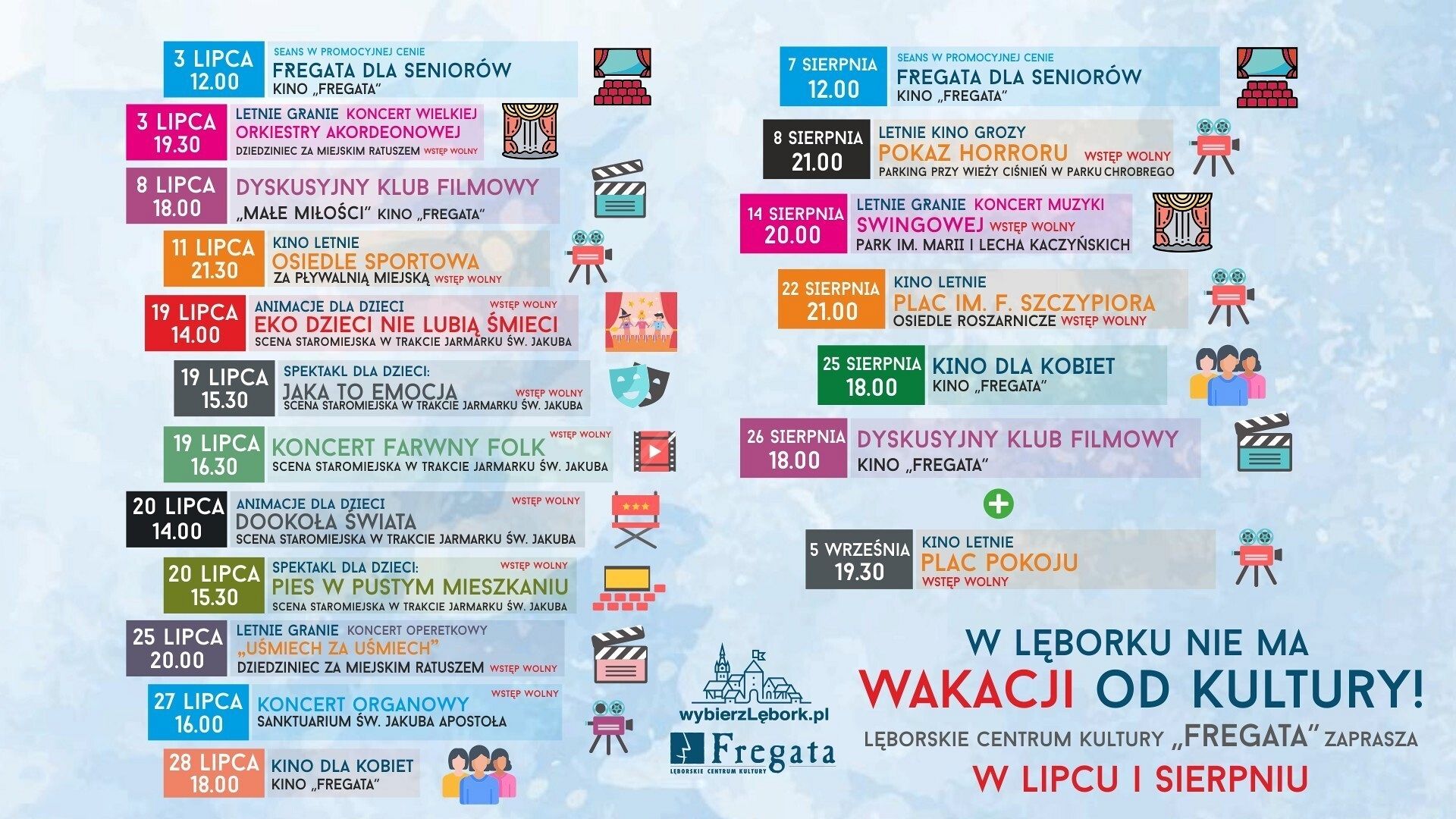 Jak wakacje, to tylko z kulturą! Lęborskie Centrum