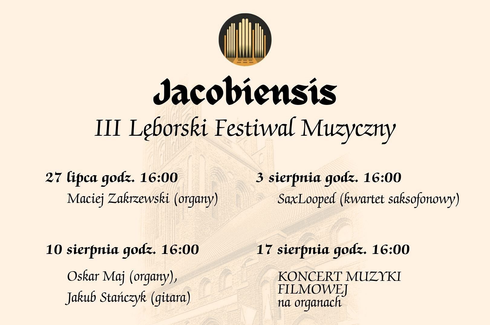 Jacobiensis – Lęborski Festiwal Muzyczny po raz