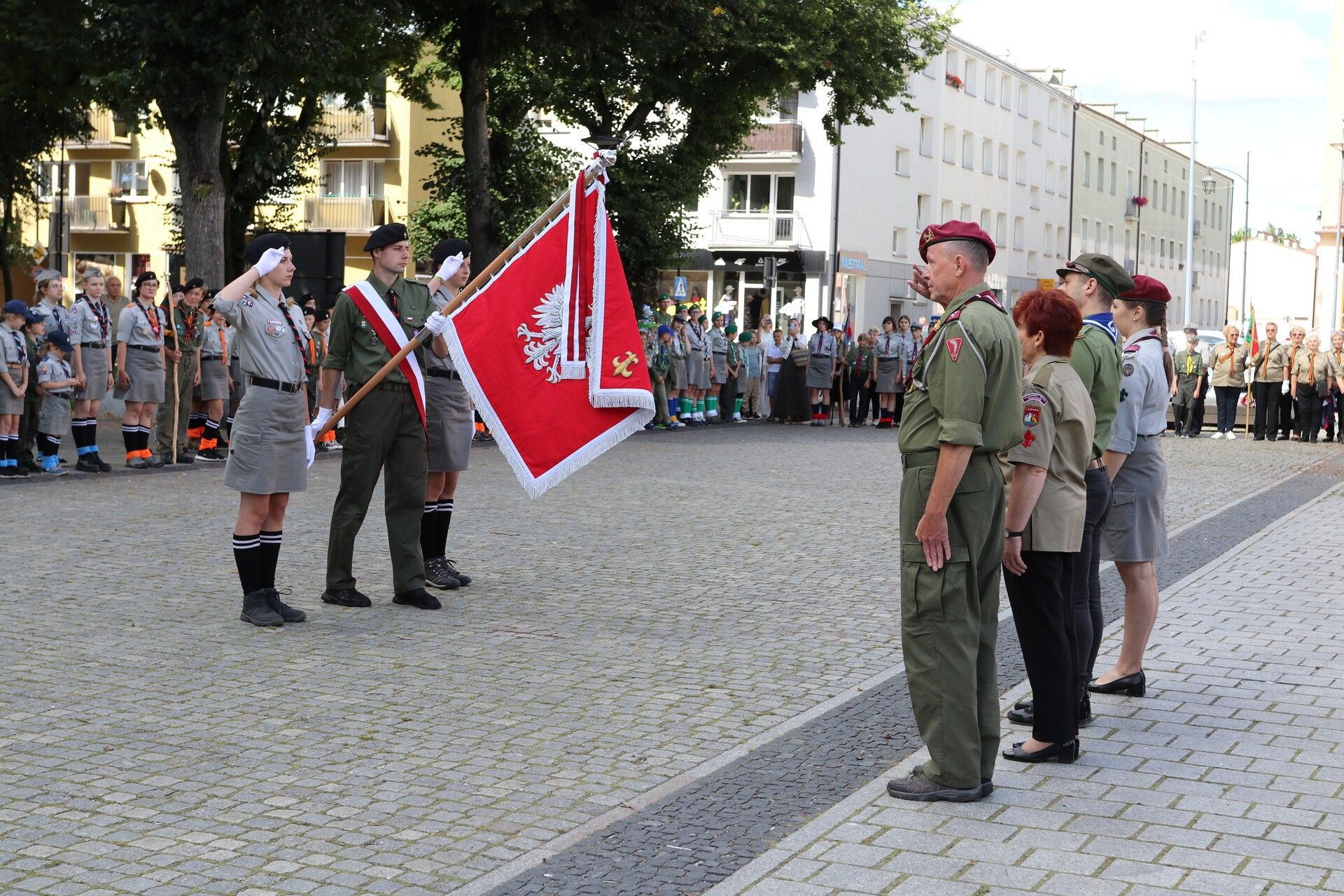 Z okazji jubileuszu lęborscy harcerze z nowym