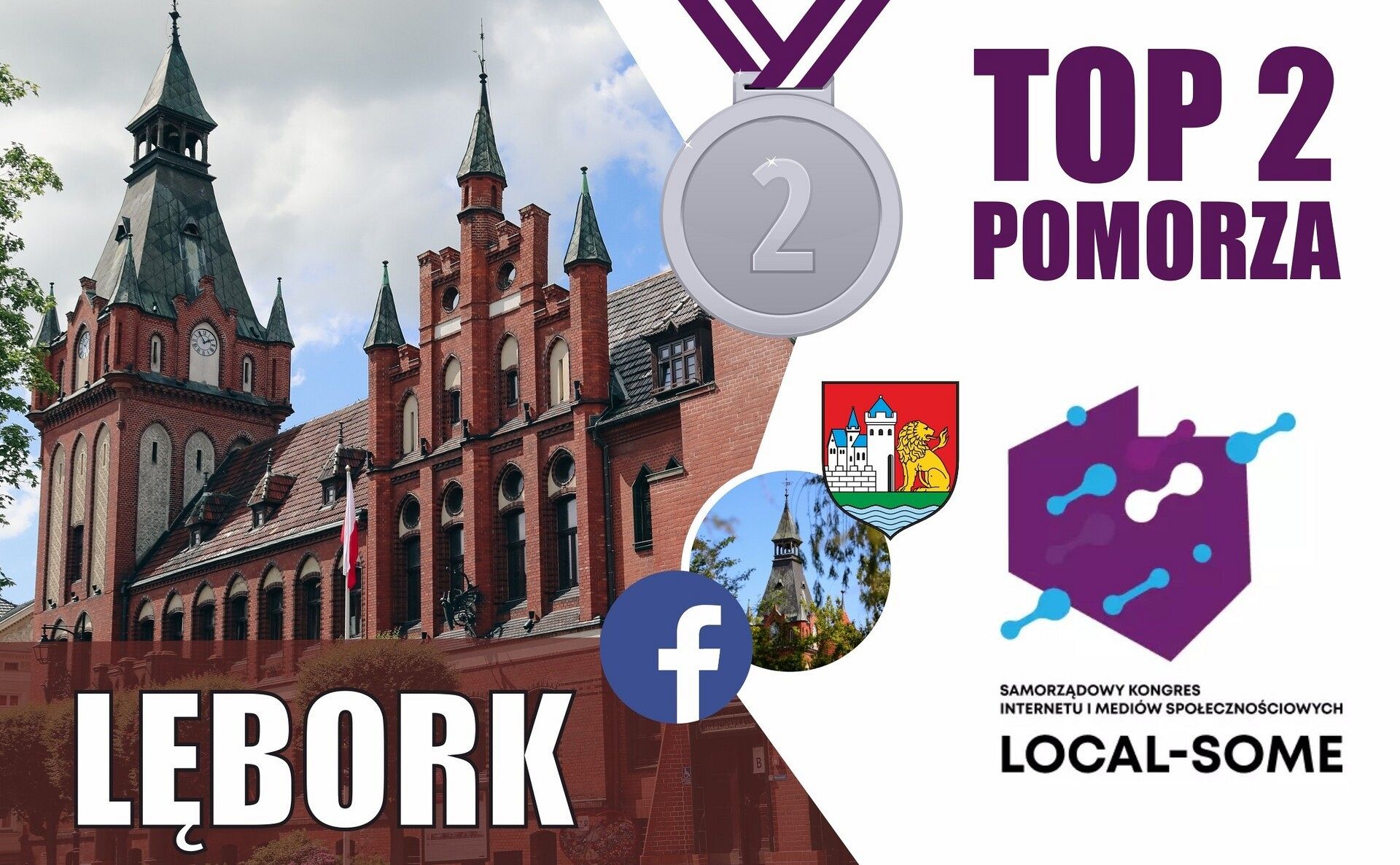 Lębork na podium social mediów Pomorza!