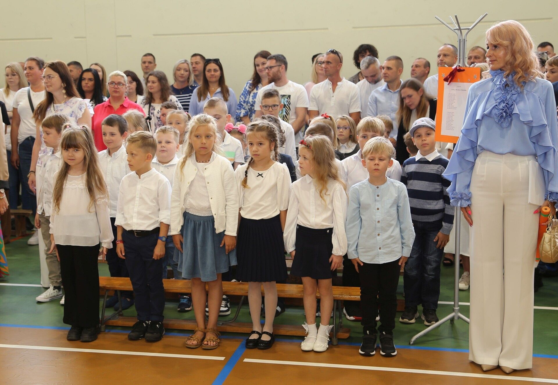 Ślubowanie nowych uczniów Szkoły Podstawowej nr 8