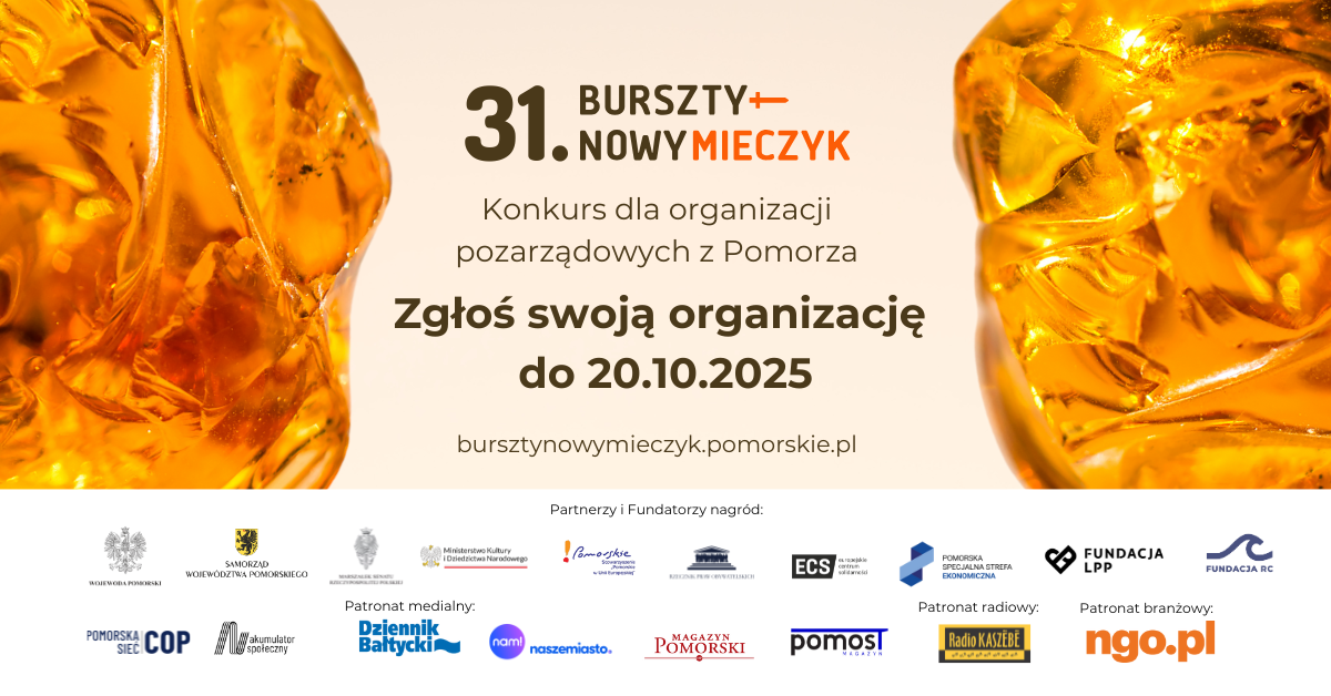 Konkurs o Nagrodę Bursztynowego Mieczyka - zgłoś