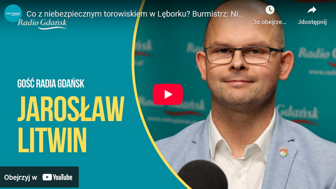 Burmistrz Jarosław Litwin w programie "Gość