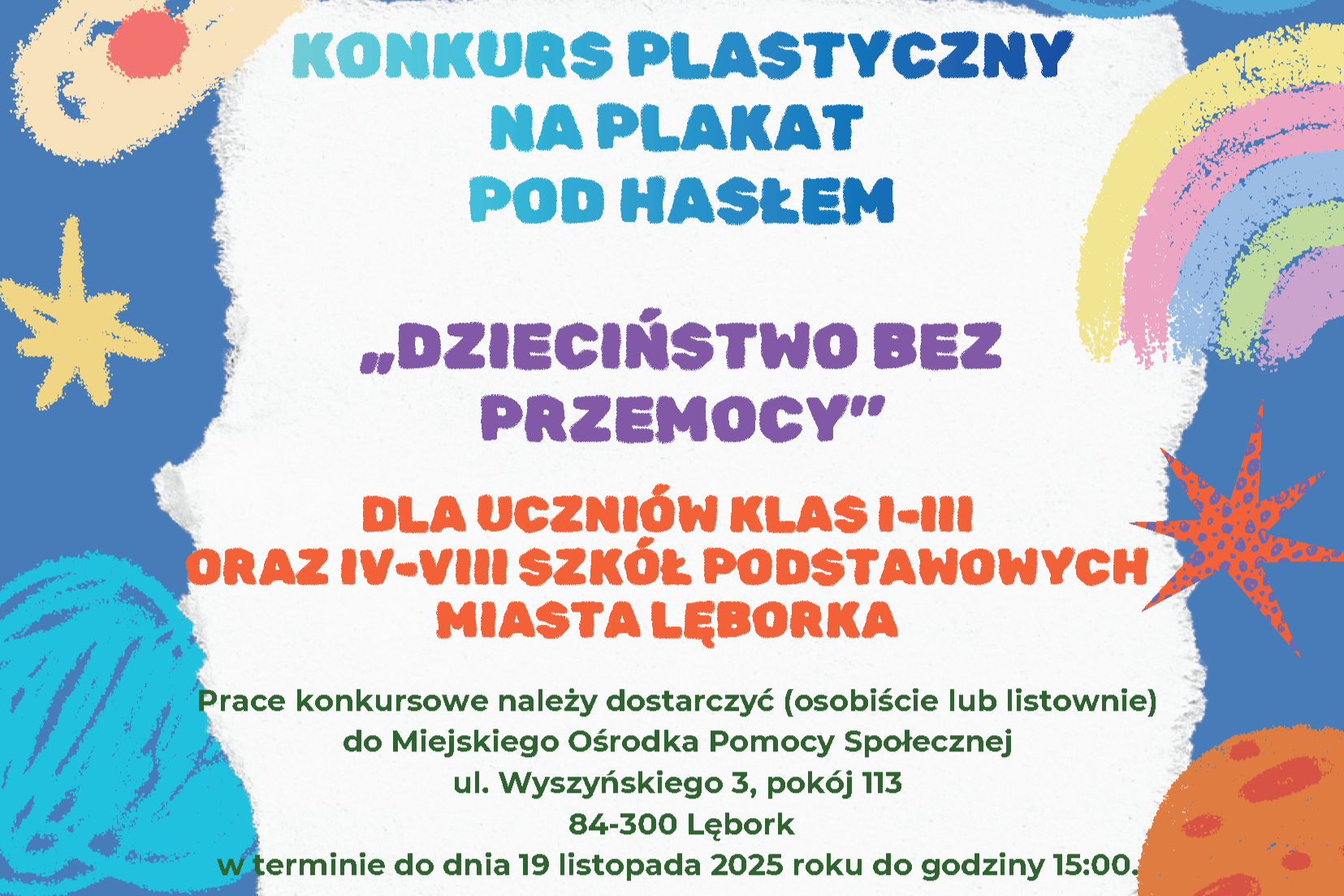 Konkurs Plastyczny na plakat pod hasłem