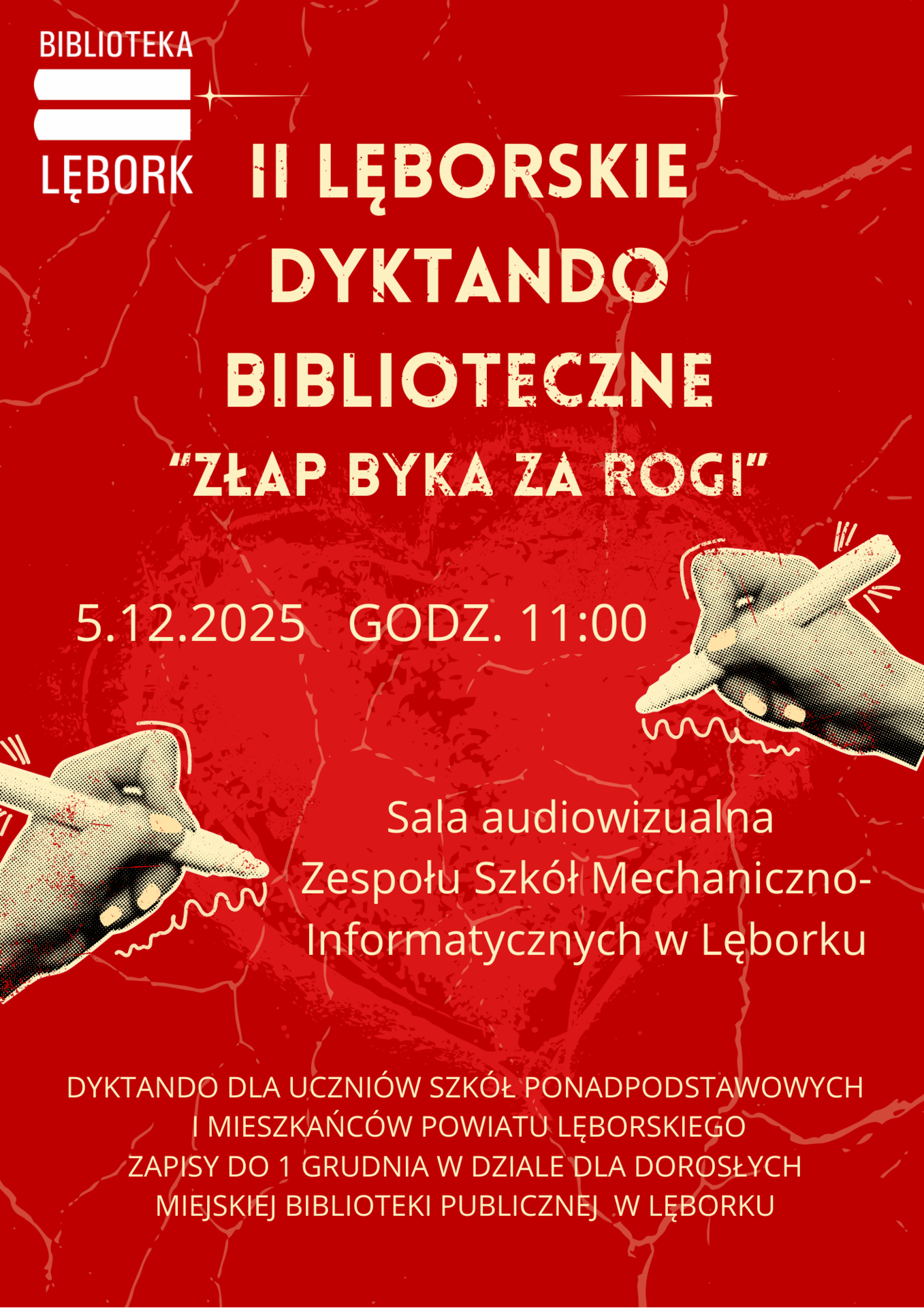 Zapraszamy do udziału w II Lęborskim Dyktandzie