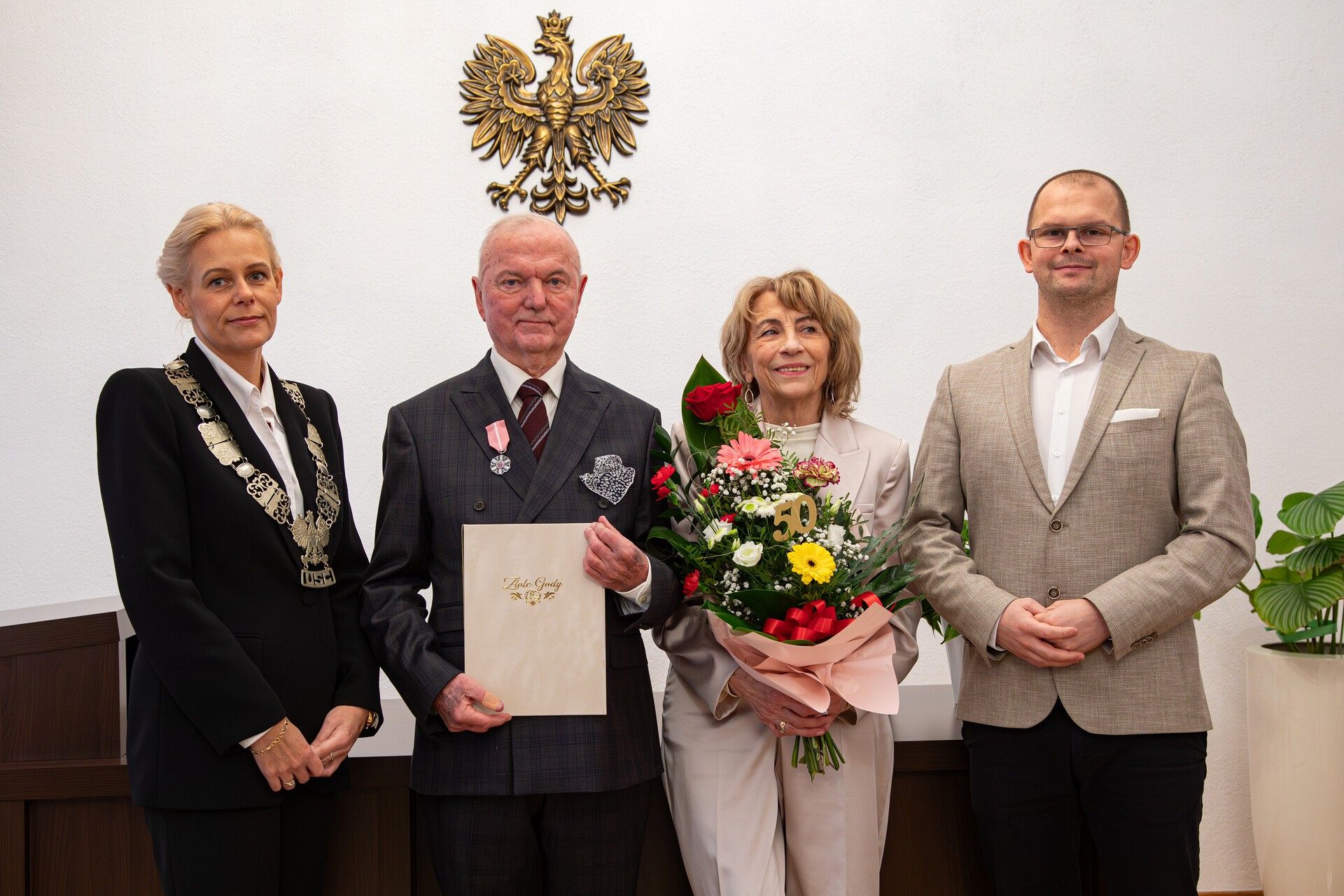 Złote Gody w lęborskim ratuszu