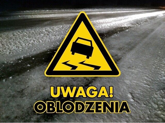 UWAGA – gołoledź w Lęborku