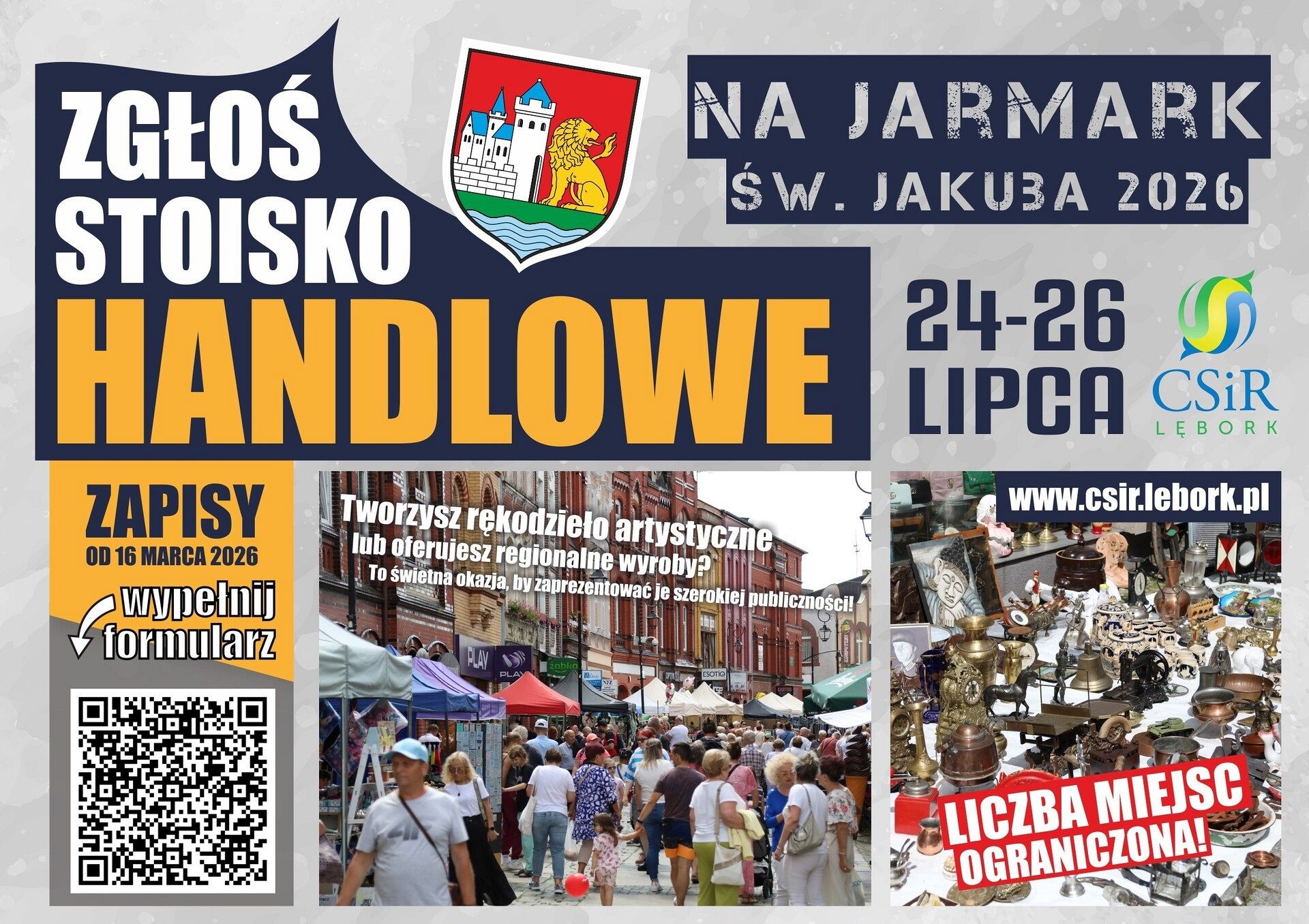 Jarmark św. Jakuba 2026 – nabór wystawców w