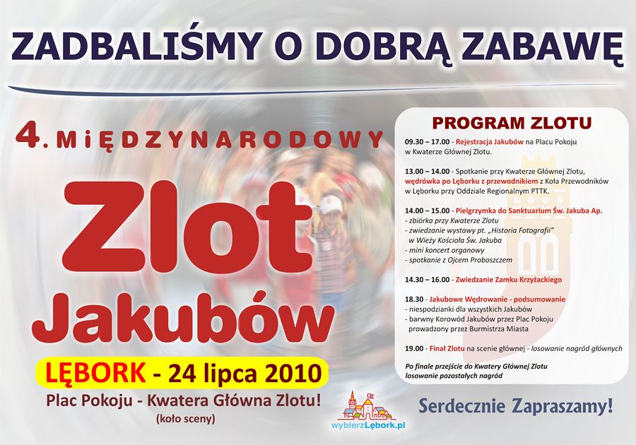 Zlot Jakubów już po raz czwarty - zapraszamy!