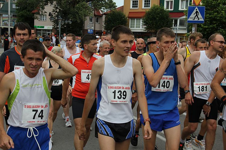 315 uczestników na starcie biegu św. Jakuba