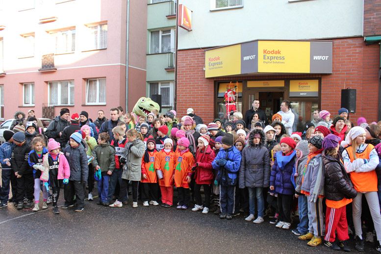 Biegali z Mikołajem