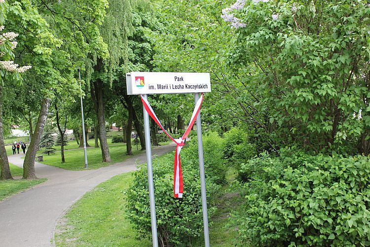 Park im. Marii i Lecha Kaczyńskich otwarty