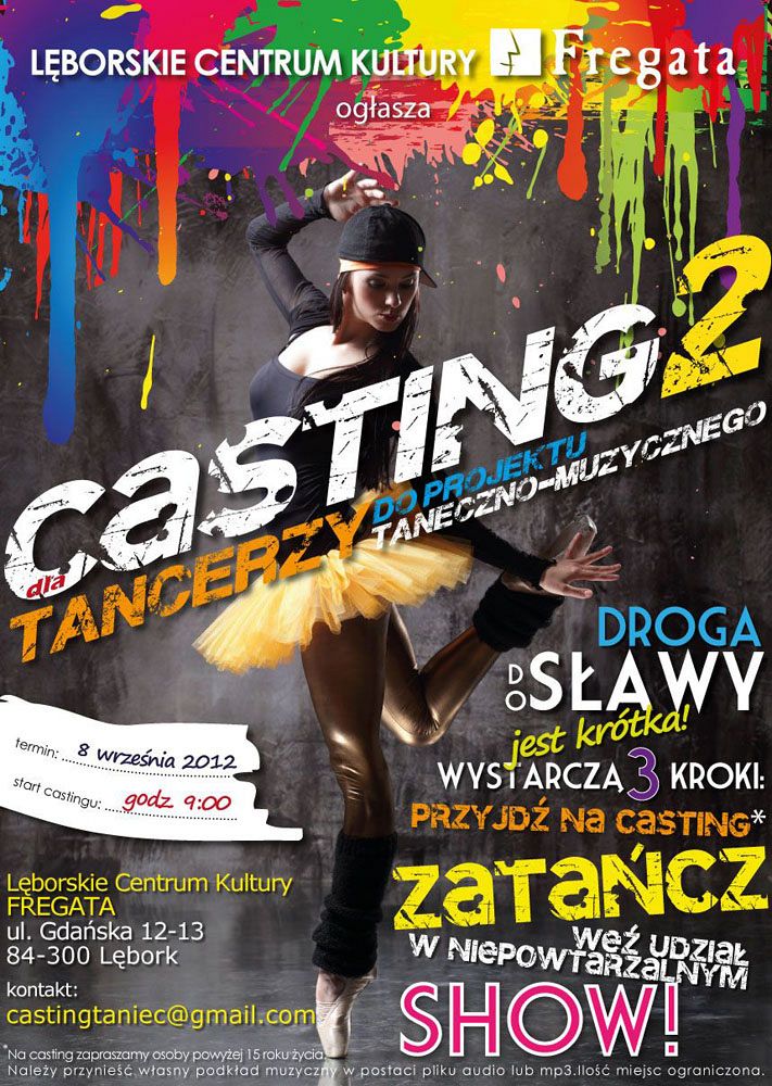Drugi nabór do projektu taneczno - muzycznego w