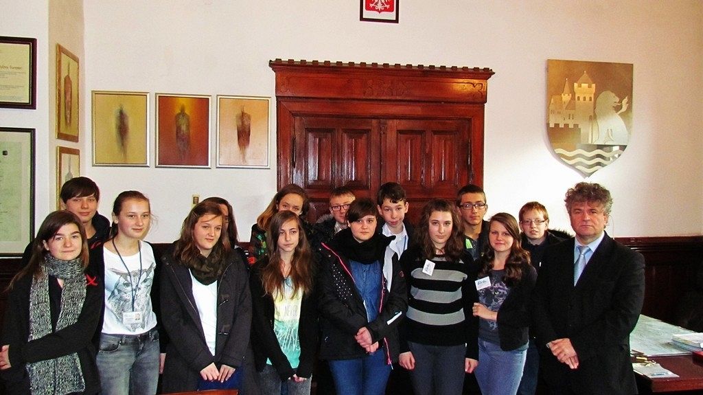 Przyszli dziennikarze „przepytali” burmistrza