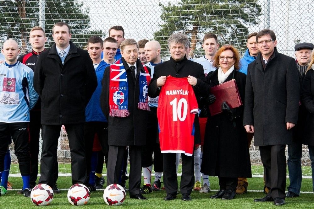 Otwarcie nowego boiska na Stadionie Miejskim