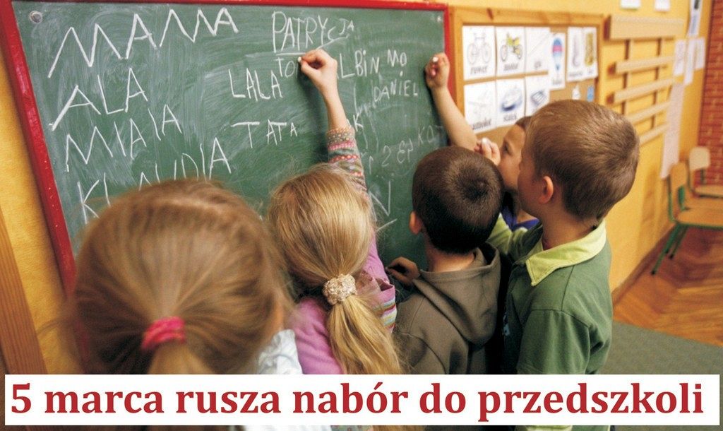 5 marca rusza nabór do "przedszkoli"