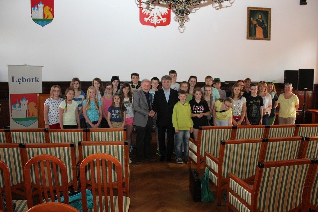 Uczniowie ze Stralsundu z wizytą u lęborskich