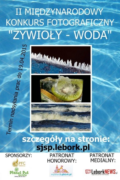 Konkurs Fotograficzny „Żywioły – Woda”