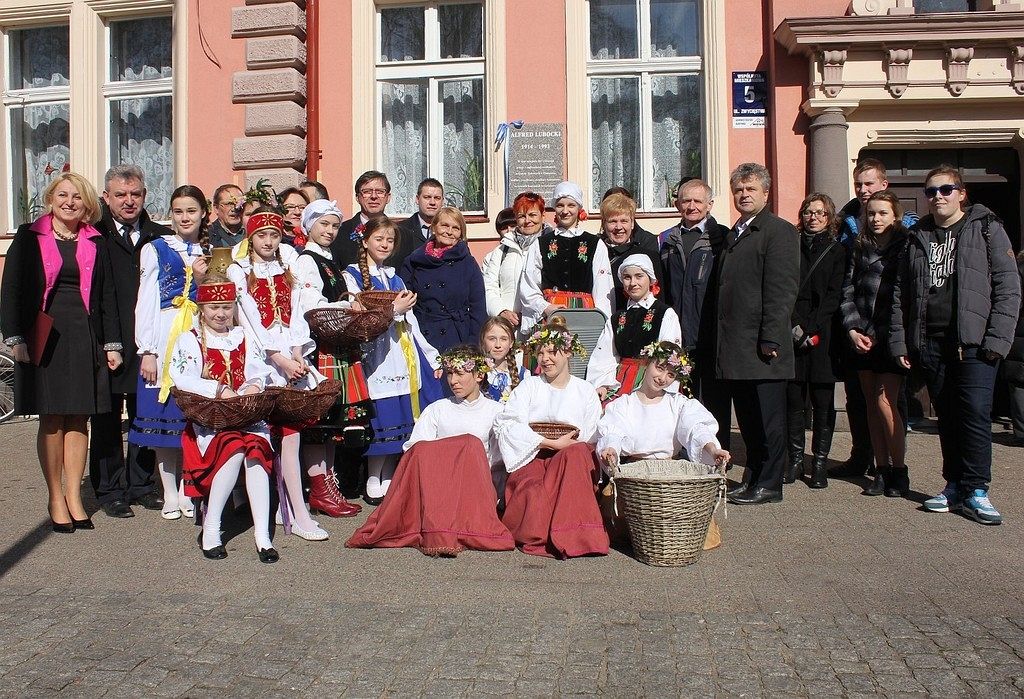 Tablica Alfreda Lubockiego odsłonięta