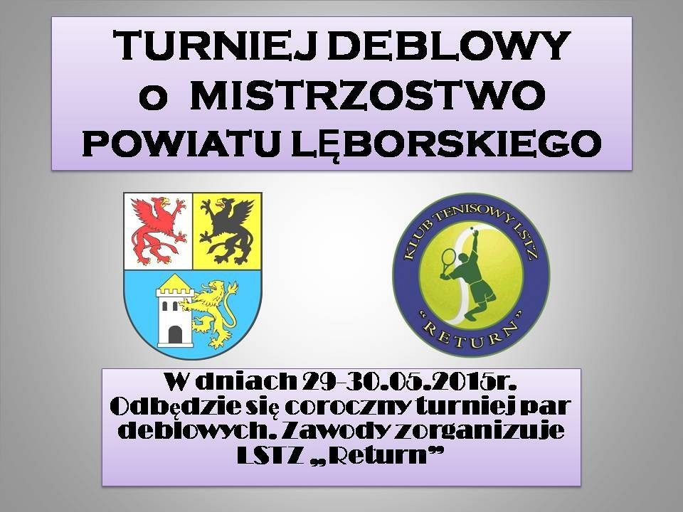 Mecz tenisowy Lębork-Wejherowo