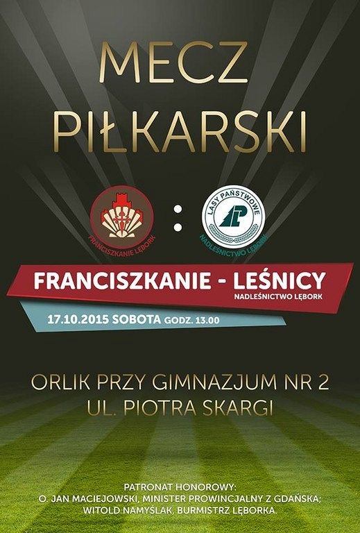 Franciszkanie zagrają w piłkę z leśnikami