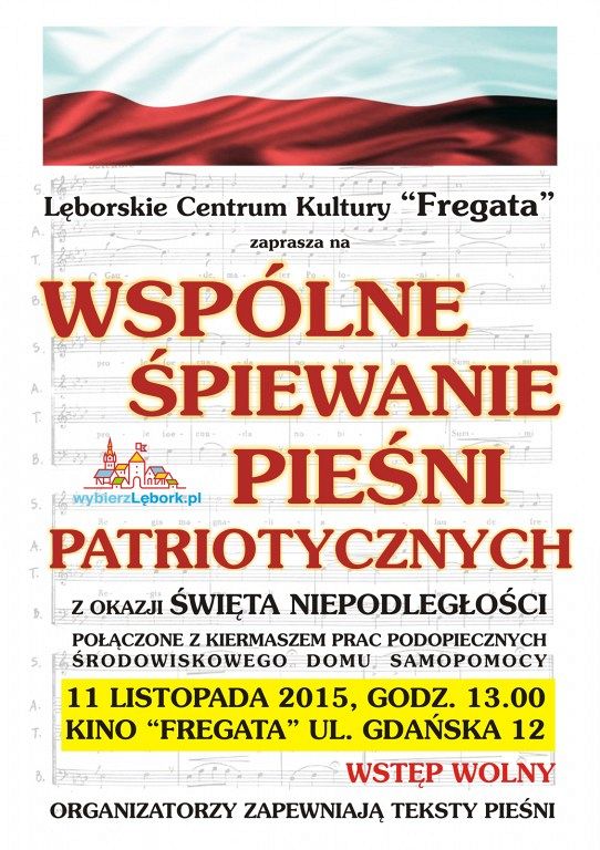 Lęborskie Wspólne Śpiewanie Pieśni Patriotycznych