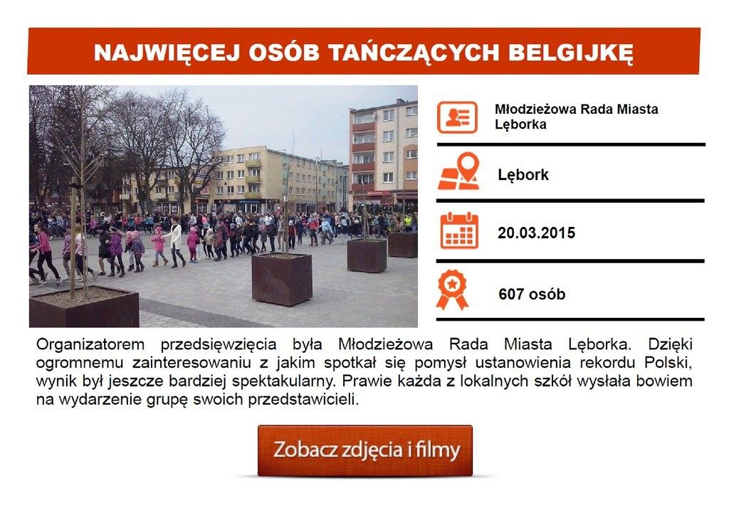 Lębork w Księdze Rekordów Polski 2015
