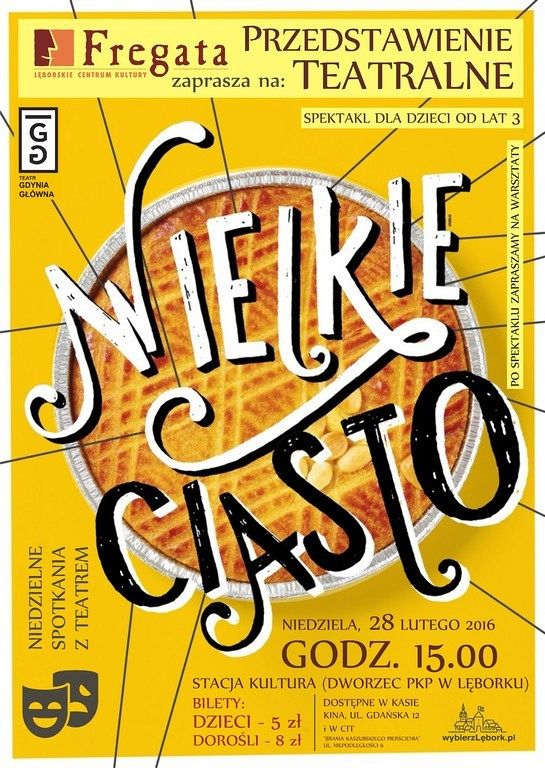 „Wielkie ciasto”- spektakl dla najmłodszych widzów