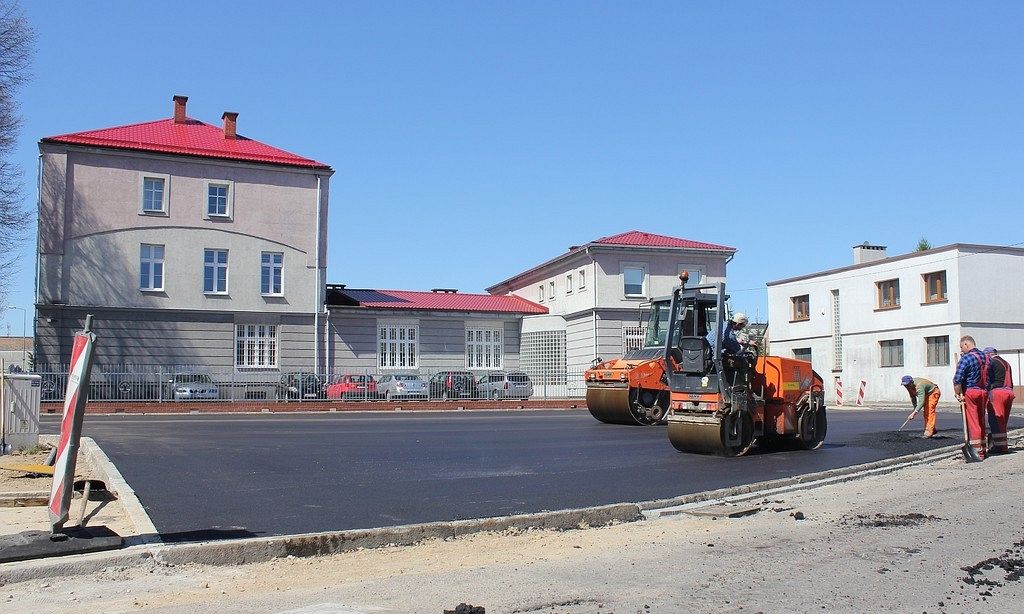 Remont parkingu przy Sądzie Rejonowym