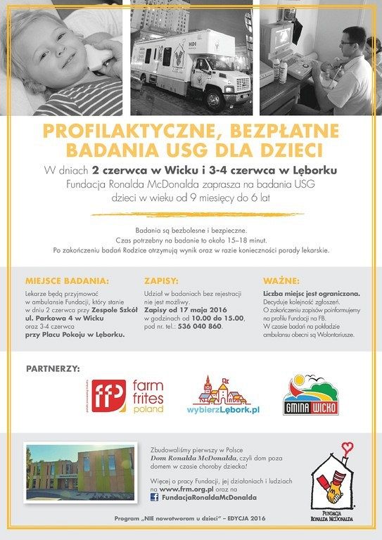 Ambulans Ronalda McDonalda po raz drugi w Lęborku