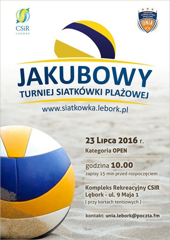 Jakubowy Turniej Siatkówki Plażowej 2016