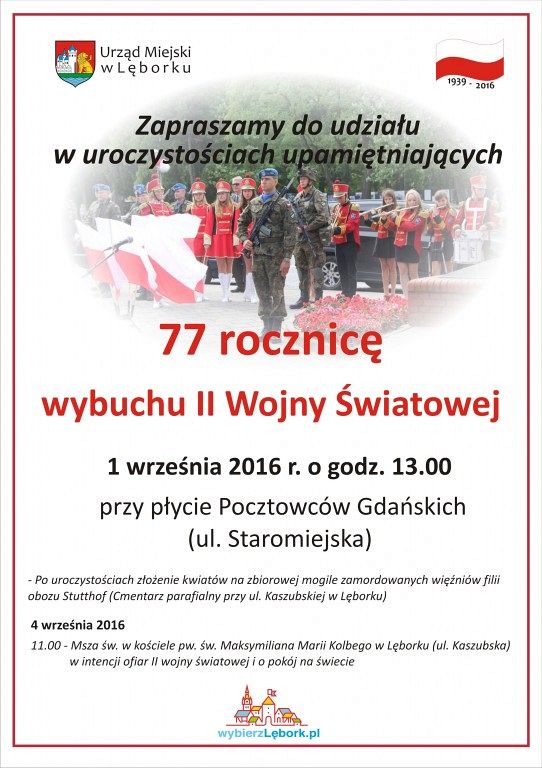 77. rocznica wybuchu II wojny światowej