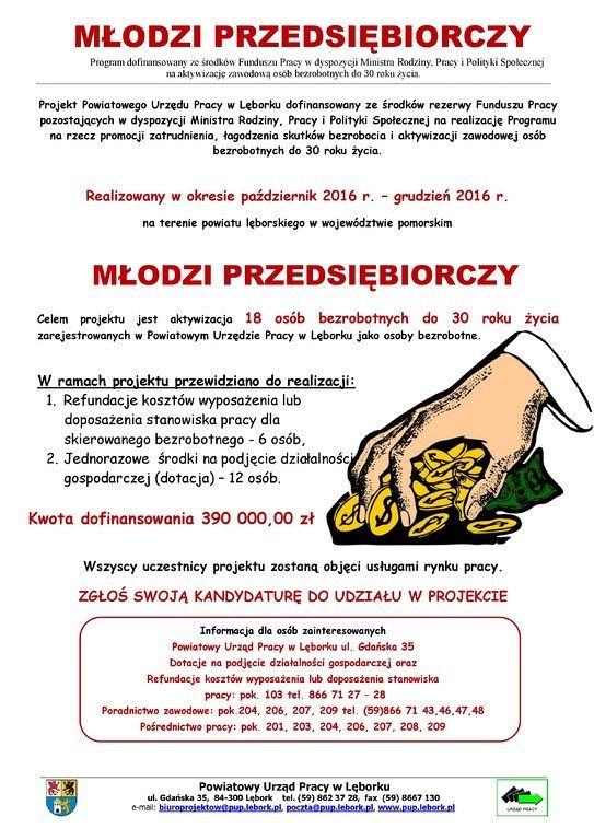 Aktywizujący projekt PUP -  “Młodzi