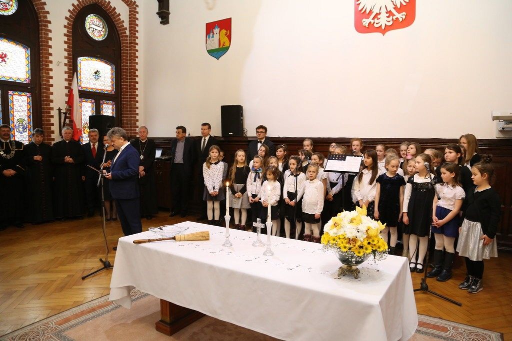 Kolęda Biskupa w ratuszu