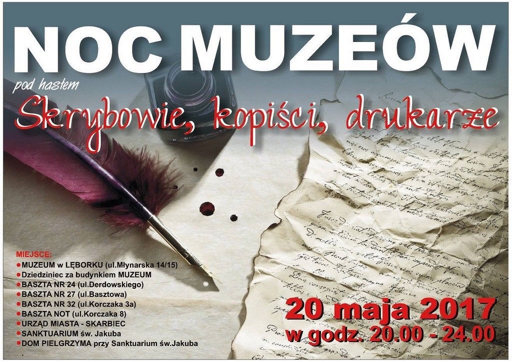Noc Muzeów 2017 w Lęborku