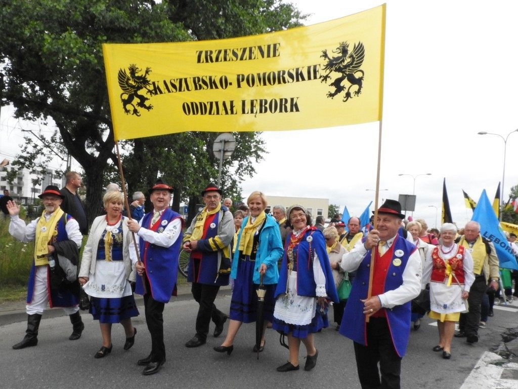 Liczna delegacja lęborskich Kaszubów na XIX
