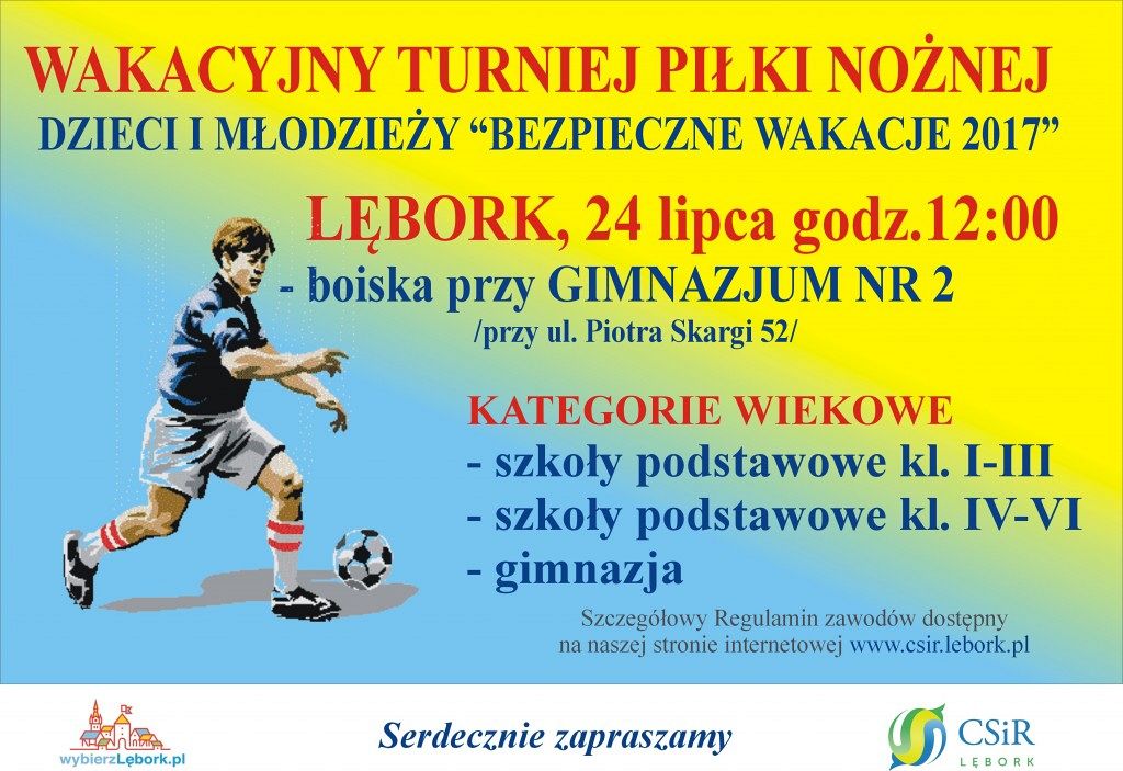 Wakacyjny Turniej Piłki Nożnej drużyn 6-osobowych