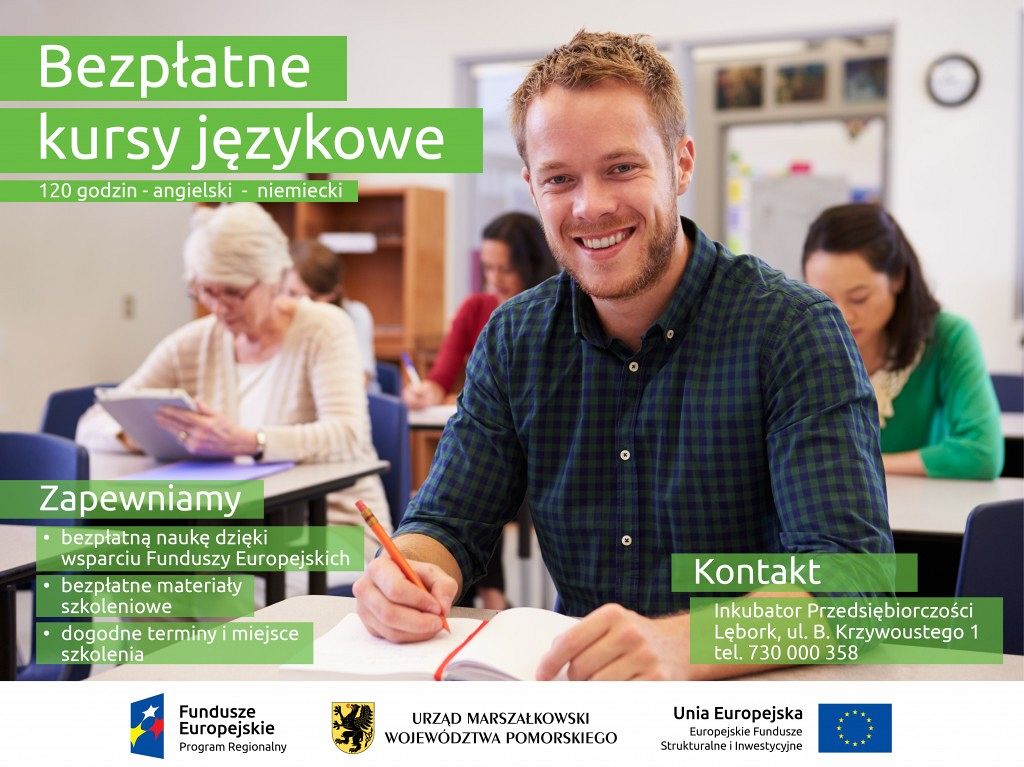 Bezpłatne kursy językowe i komputerowe w