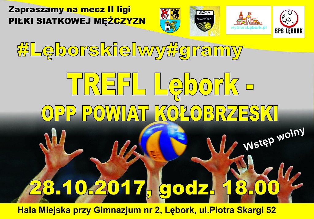 W sobotę w Lęborku mecz II ligi siatkówki