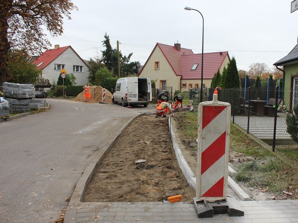 Ulica Kolonia w remoncie