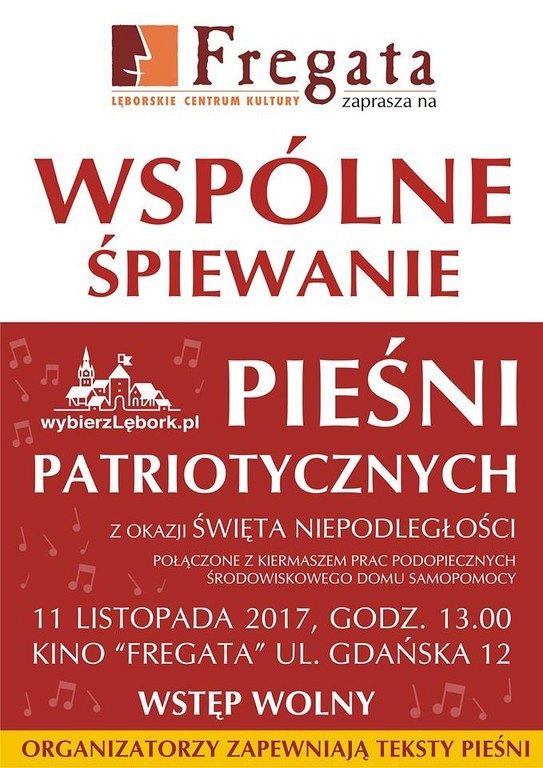 Wspólne śpiewanie pieśni patriotycznych