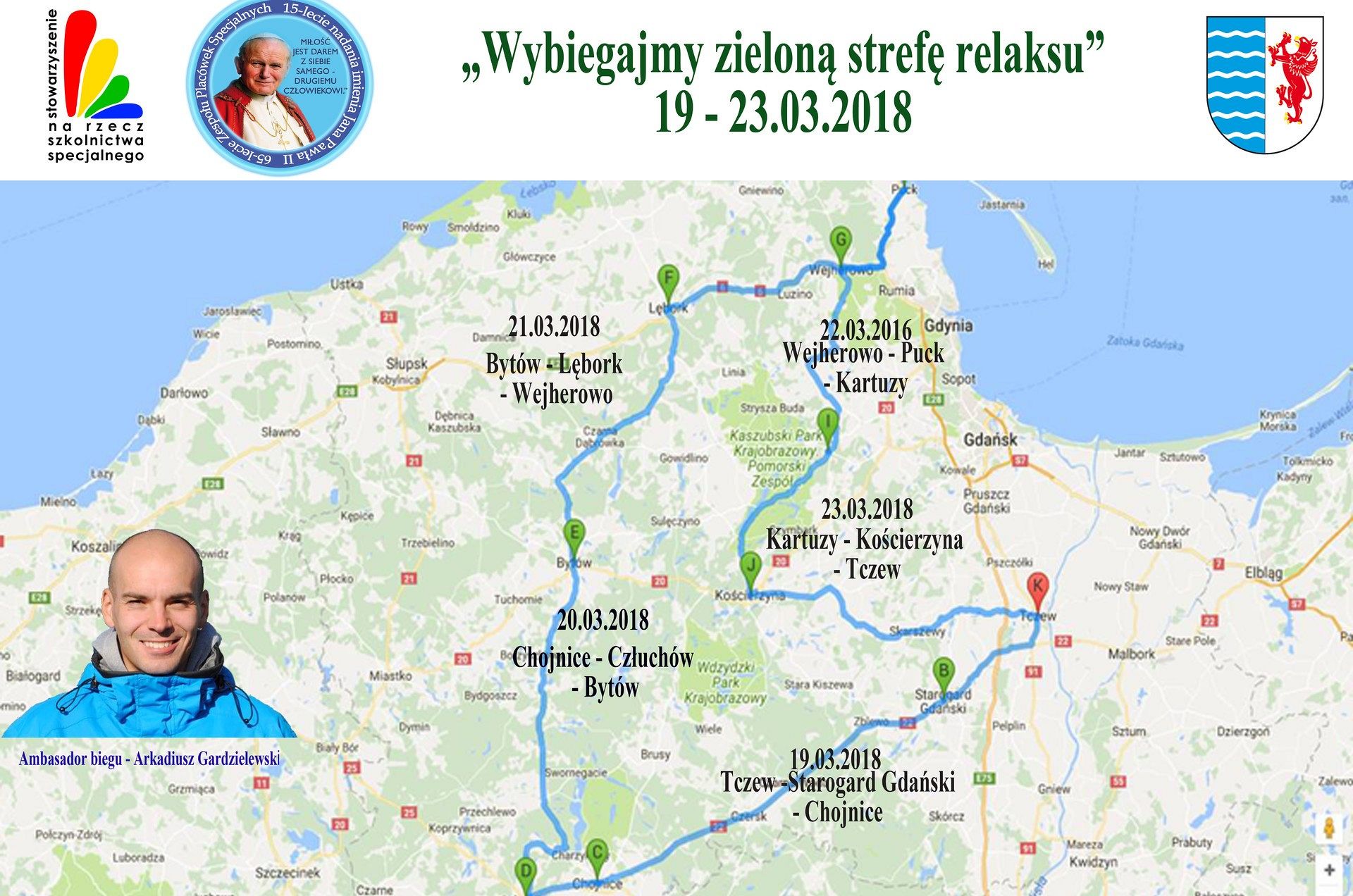 Lębork na trasie sztafety „Wybiegajmy Zieloną